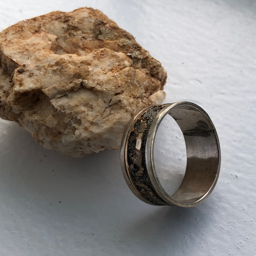 12K GOLD FILL STERLING SILVER SIGNED ‘TSK’ NAVAJO - Picture 14 of 15